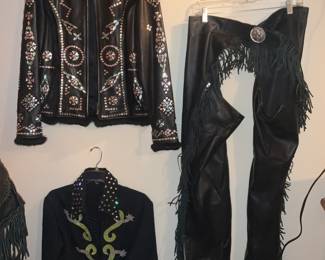 Women's clothing, show horse western wear.