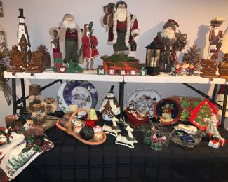 Christmas  decor, home decor, Santa Claus decor, Lenox 