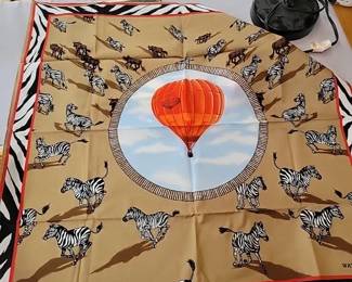 Vintage, Silk Scarf,  Women's fashion, women's designer, 