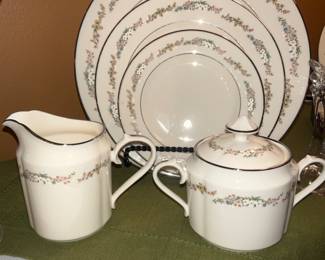 Gorham China,  "Rondelle", service for 12, plus serving pieces 