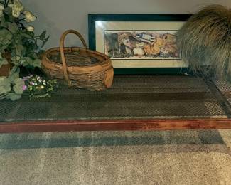 Antique, Cot, Mesh top cot 