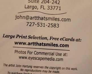 John Hartung, Art That Smiles, 