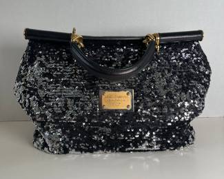Dolce & Gabbana Large Sequin Miss Bag