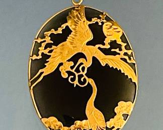 Healing Birds  Smoky Topaz 14k