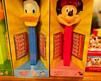 Collectible Donald Duck and Mickey Mouse  pez 