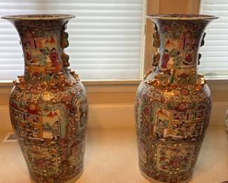 Large Chinese floor vases