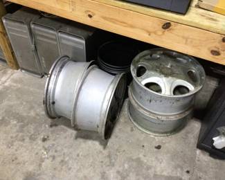 17” Aluminum rims. These were used on a Mercedes and a Ford truck.