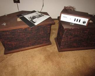 Mid Century Bose 901 Speakers