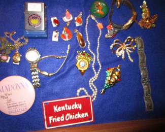 Some of the jewelry and case items