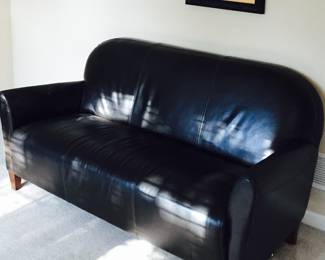 Small leather sofa 