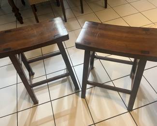 Pair of Counter height stools.