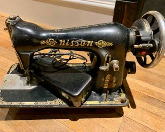 Antique Nissan sewing machine from Japan. Quite special 