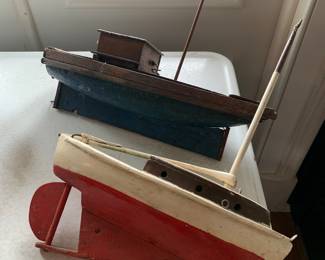 Wooden boat models