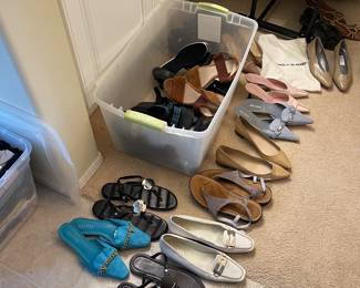 Shoes - Ladies size 8 -9 Prada, Moncler, Uggs, Pliner, 