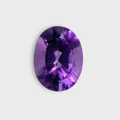 8.9 CT Amethyst Faceted Oval Gemstone
