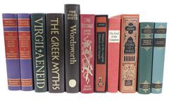 Folio Society Classic Literature Collection "Aeneid" by Virgil, "The Stones of Venice" by John Ruskin, Greek Myths, Vikings, and more Hardcover Books
