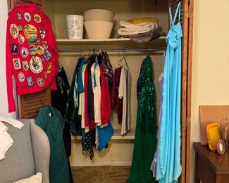 So many vintage clothing pieces