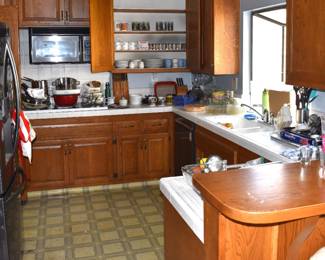 Kitchen Overview (Access to Garage)