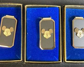 3 Mickey Mouse Money Clips
