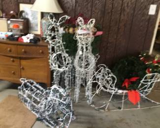 Christmas lawn decoration 