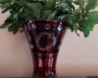 Egermann Ruby Red Crystal 