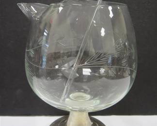 MARTINI MIXER WITH WEIGHTED STERLING BASE