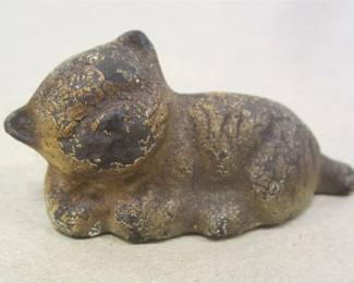MINI ANTIQUE CAST IRON KITTEN
