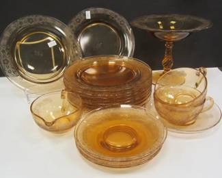 FOSTORIA ELEGANT GLASS ROYAL DISHES
