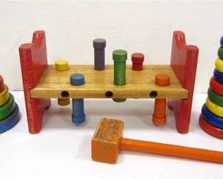 WOOD PLAYSKOOL TOYS