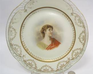 Z.S. & CO BAVARIA PORTRAIT PLATE