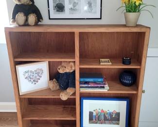 All wood bookcase