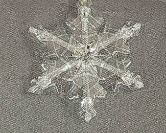 2012 Swarovski snowflake ornament
