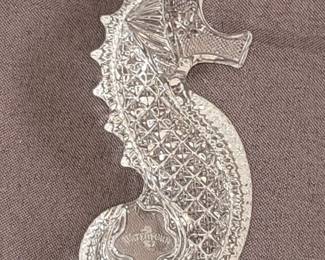 Waterford crystal seahorse ornament 
