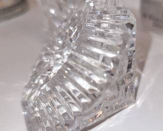 Waterford crystal diamond paperweight