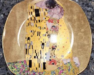 Gustav Klimt - Der kuss - plate