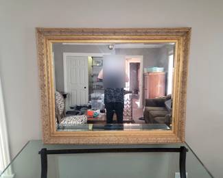 Gilded wall mirror 