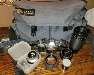 Canon 35mm camera and lenses
