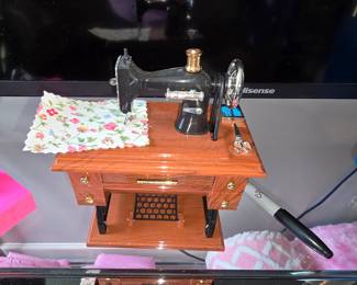Sewing machine music box