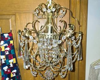 Small crystal chandeliers (2)