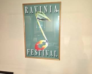 Ravinia Festival 1998 framed poster