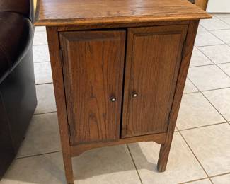music cabinet side table