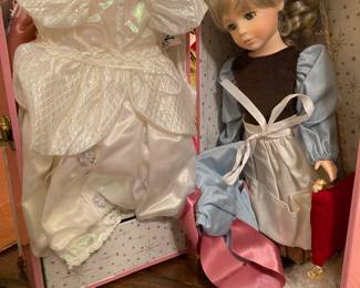 Cinderella doll with dresses and accessories