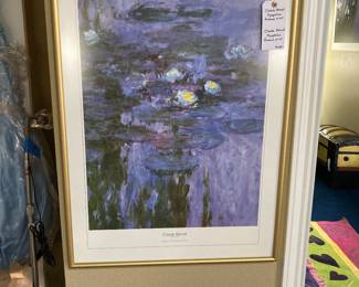 Monet's Nymphea framed print