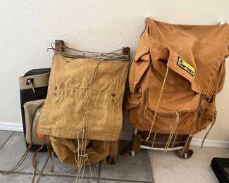 Vintage back packs
