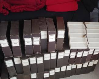 2 generations of vintage slides