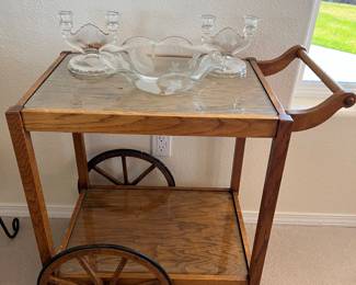 Antique tea cart