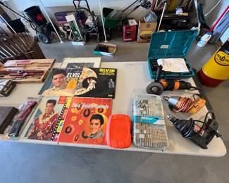 Elvis records and lots more vintage records