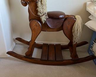 Hand made rocking horse