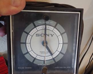 Vintage Sony clock