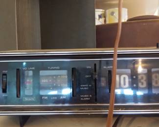 Vintage clock radio.